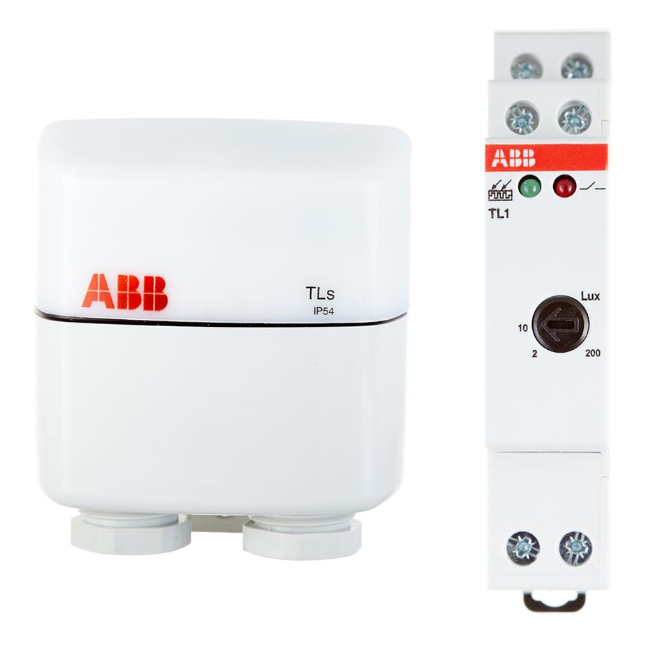 Фотореле модульное ABB TL1 (2CSM229921R1341) 220 В 4 А 1НО c выносным датчиком