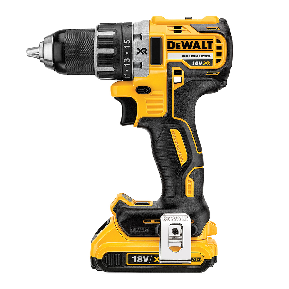 Дрель-шуруповерт аккумуляторная DeWalt DCD791D2 18В 2х2Ач Li-Ion