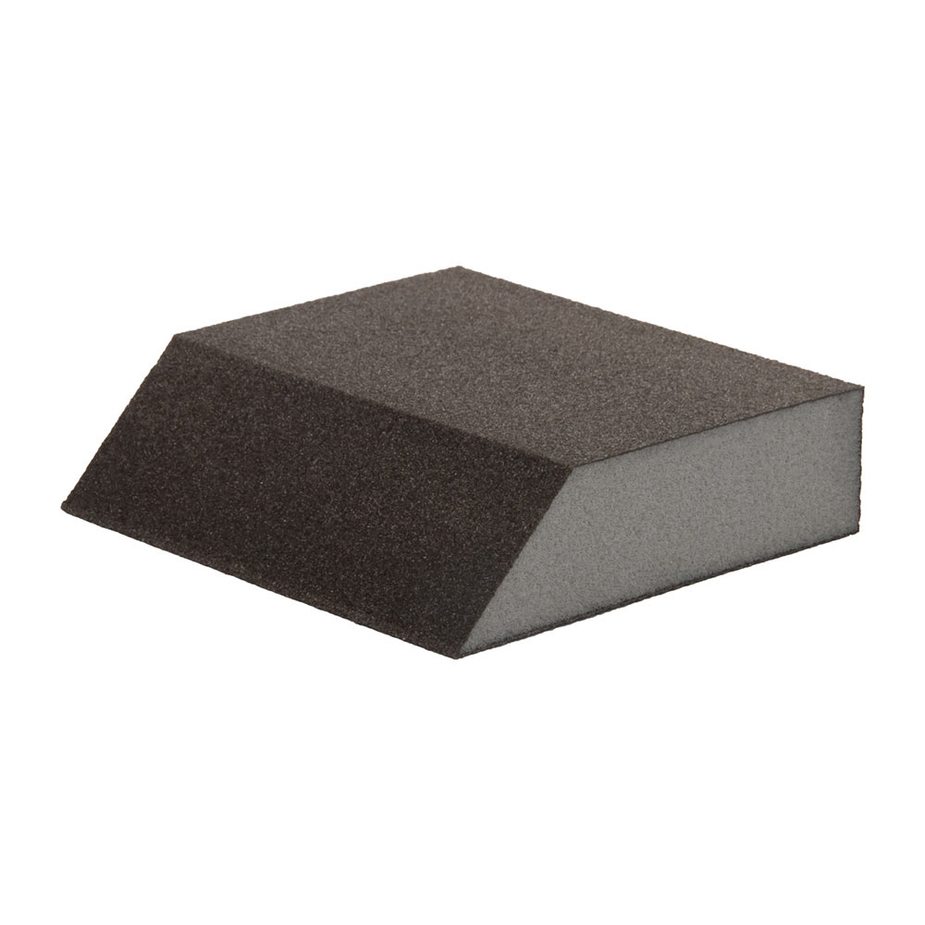 Шлифовальный брусок Flexifoam Angle Block 98х69х26мм РP100 влагостойкий скошенный