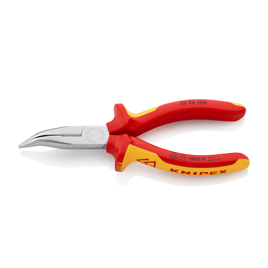 Круглогубцы с режущими кромками Knipex (KN-2526160) 165 мм