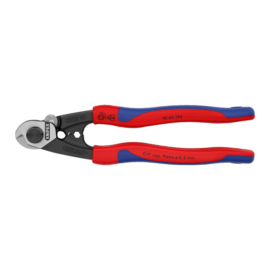 Ножницы 190 мм Knipex (KN-9562190) для резки тросов