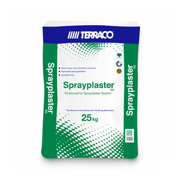 Шпатлевка финишная Terraco Sprayplaster (мешок) 25 кг