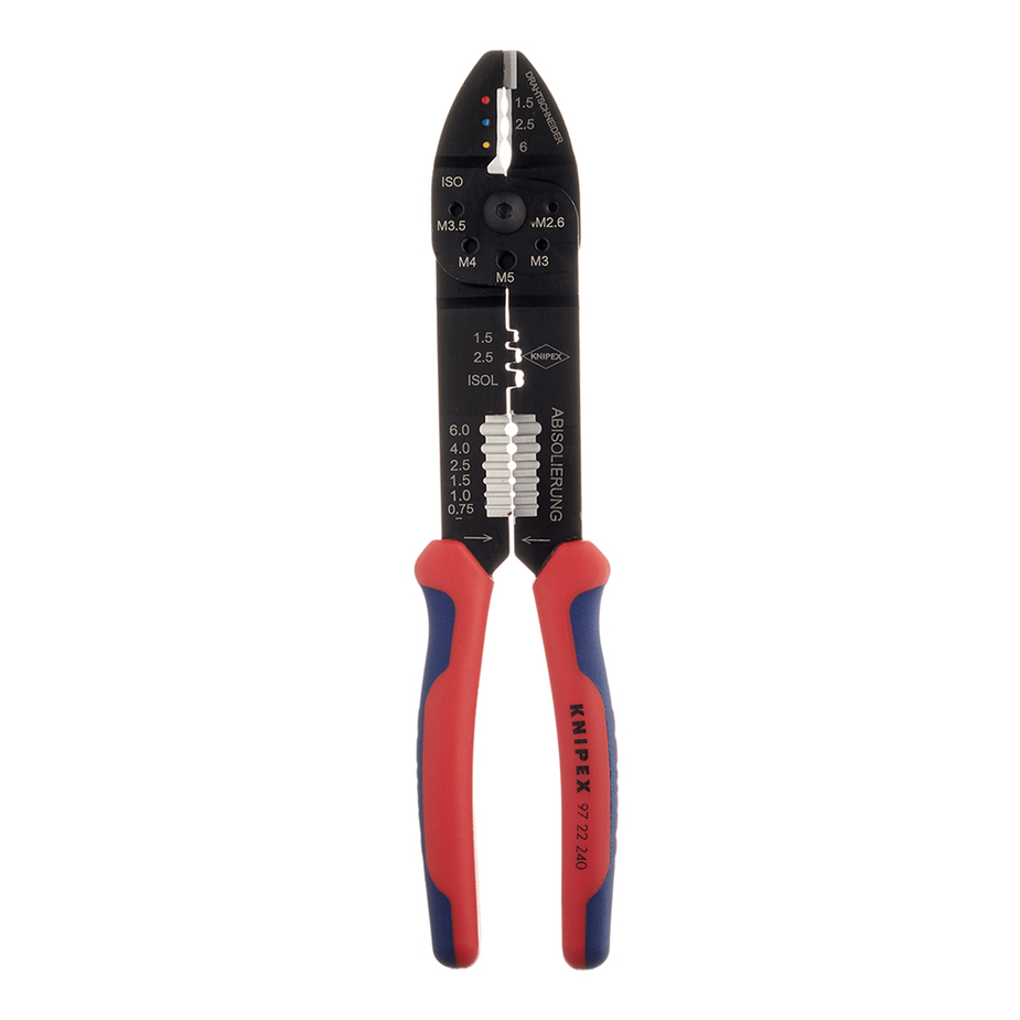 Клещи зажимные 240 мм Knipex (KN-9722240SB) для опрессовки