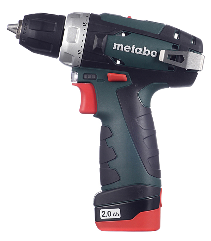 Дрель-шуруповерт аккумуляторная Metabo PowerMaxx BS (600080500) 12В 2х2Ач Li-Ion