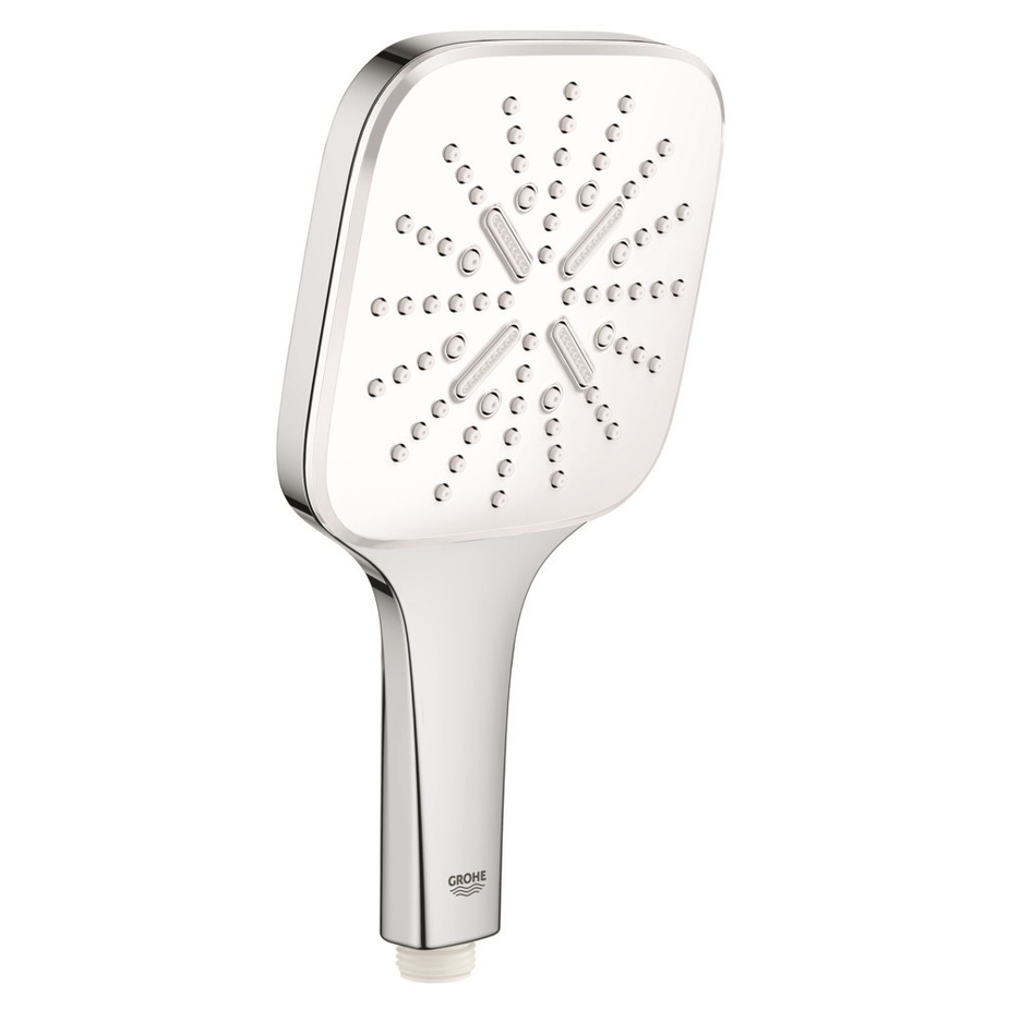 Лейка для душа GROHE RainShower SmartActive Cube 26551LS0 D130 мм 3F белая