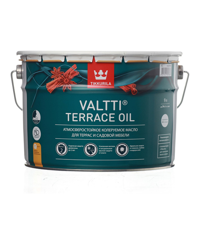 Масло Tikkurila Valtti Terrace Oil для террас основа EC 9 л