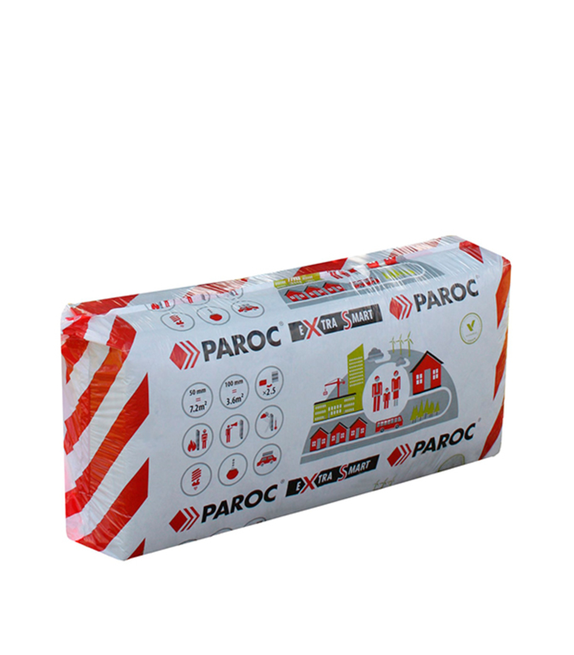 Утеплитель Paroc Extra Smart 100х600х1200 мм 3,6 кв.м