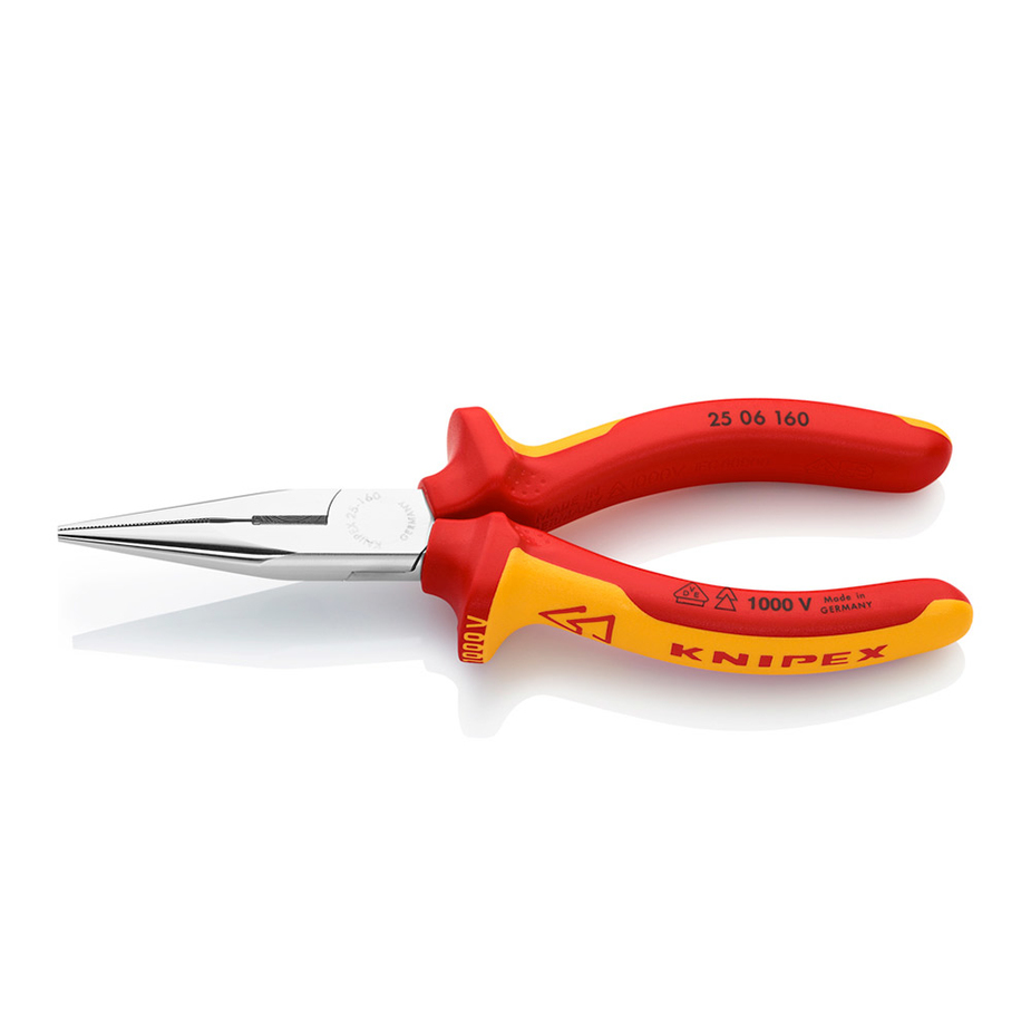 Круглогубцы с режущими кромками Knipex (KN-2506160) 170 мм