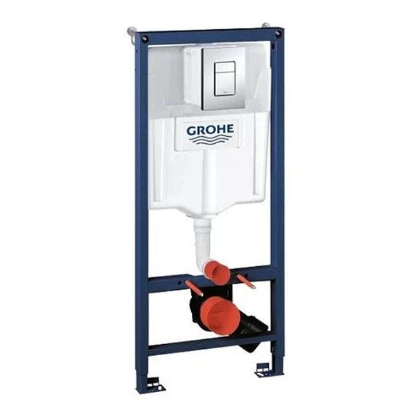 Инсталляция Grohe Rapid SL с кнопкой хром (38772001)