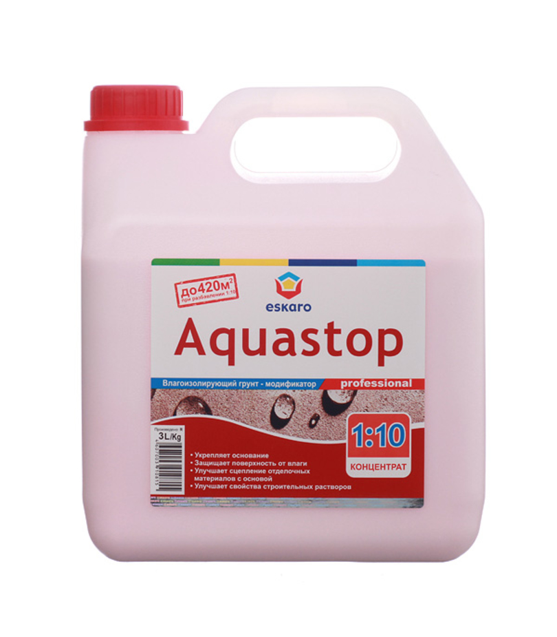 Грунт Eskaro Aquastop Professional концентрат 3 л