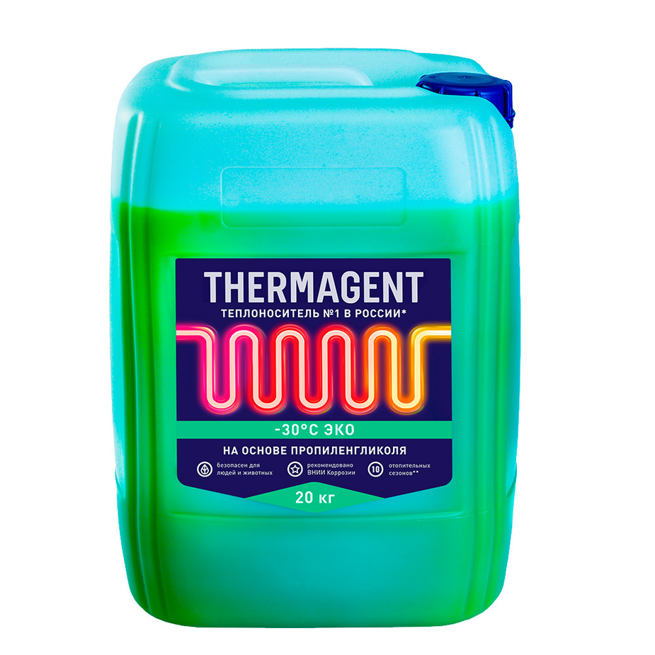 Теплоноситель Thermagent Eko -30 С 20 кг на основе пропиленгликоля