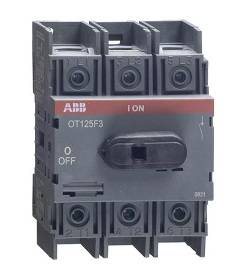 Рубильник ABB OT125F3 (1SCA105033R1001) 3P 125А 690 В на DIN-рейку/монтажную плату