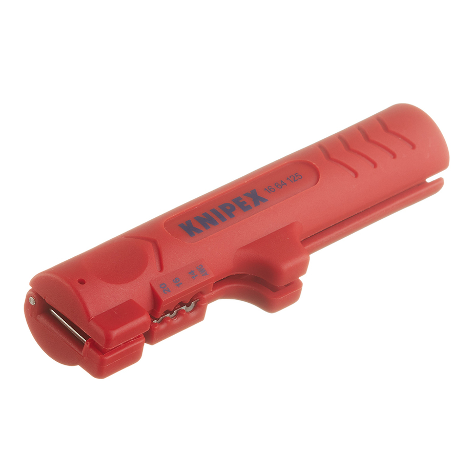 Стриппер сечение 4-13 кв.мм Knipex ручной (KN-1664125SB) для снятия изоляции с плоского кабеля