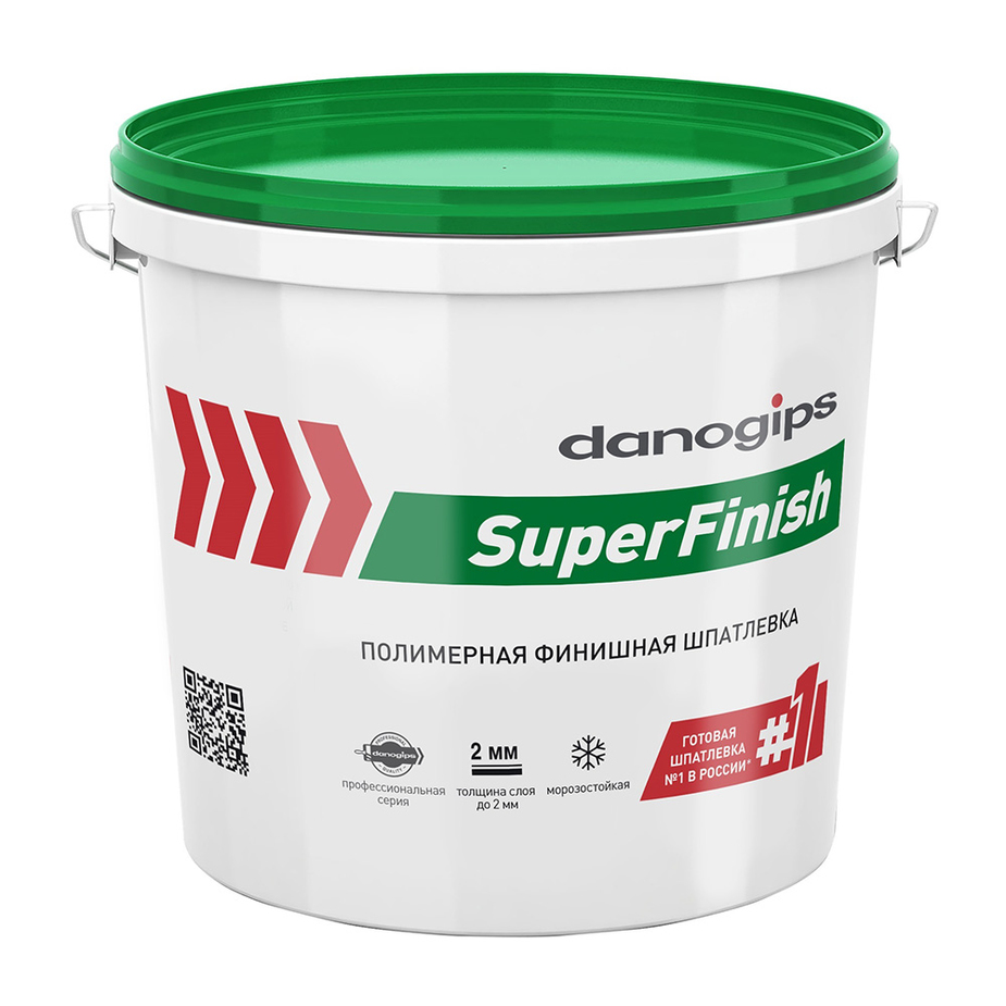 Шпатлевка Danogips SuperFinish универсальная 3 л/5 кг