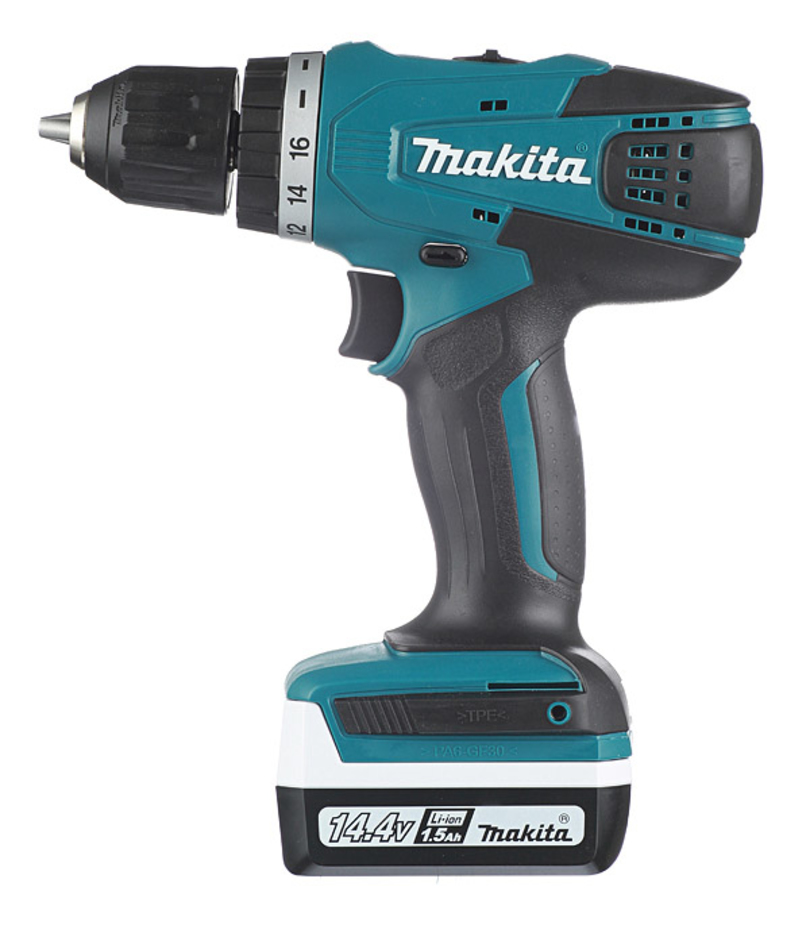 Дрель-шуруповерт аккумуляторная Makita DF347DWE 14,4В 2х1,5Ач Li-Ion