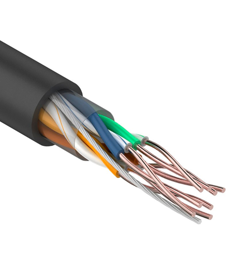 Кабель компьютерный (витая пара) UTP 4PR CAT5e 4х2x0,51 мм Rexant (305 м)