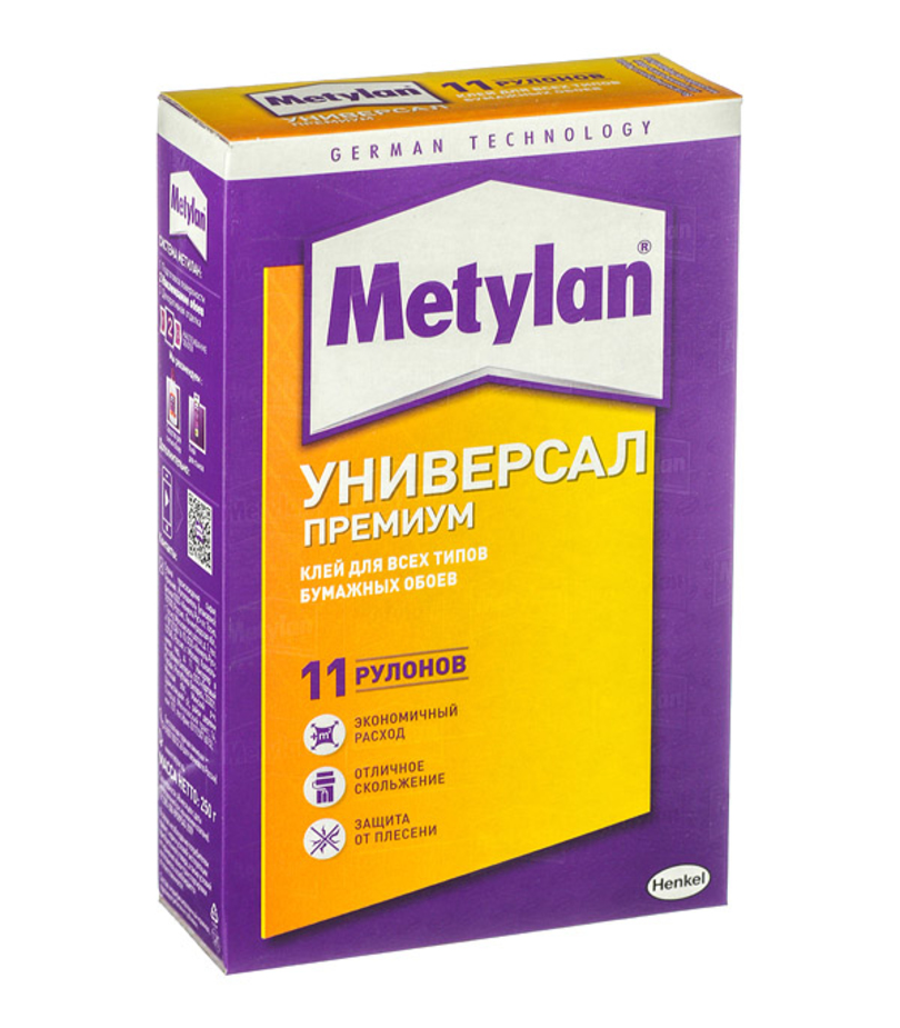 Клей для бумажных обоев Metylan Универсал Премиум 250 гр