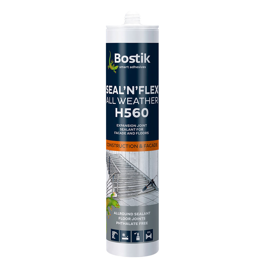 Герметик гибридный Bostik H560 Seal'n'flex all weather светло-серый 290 мл