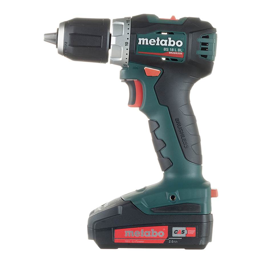 Дрель-шуруповерт аккумуляторная Metabo BS 18 L BL (602326500) 18В 2х2Ач Li-Ion