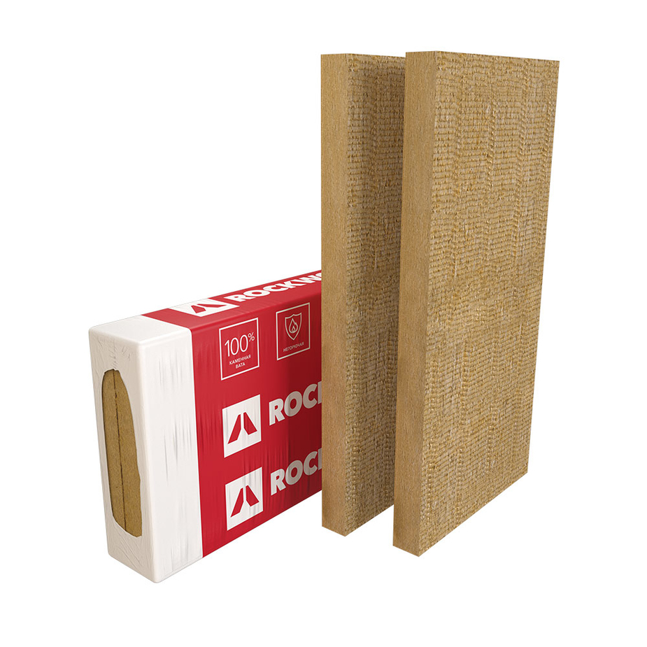 Утеплитель Rockwool Фасад Баттс Оптима 50х600х1200 мм 3,6 кв.м